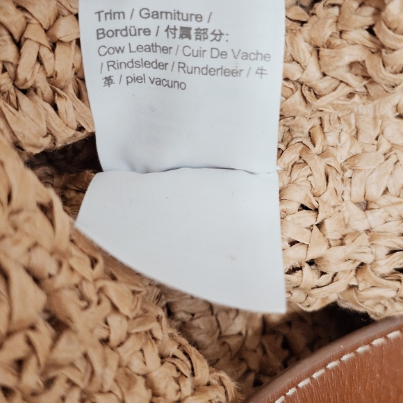 J. Crew Palma Bucket Bag in Handknotted Straw and Leather - Picture 15 of 15